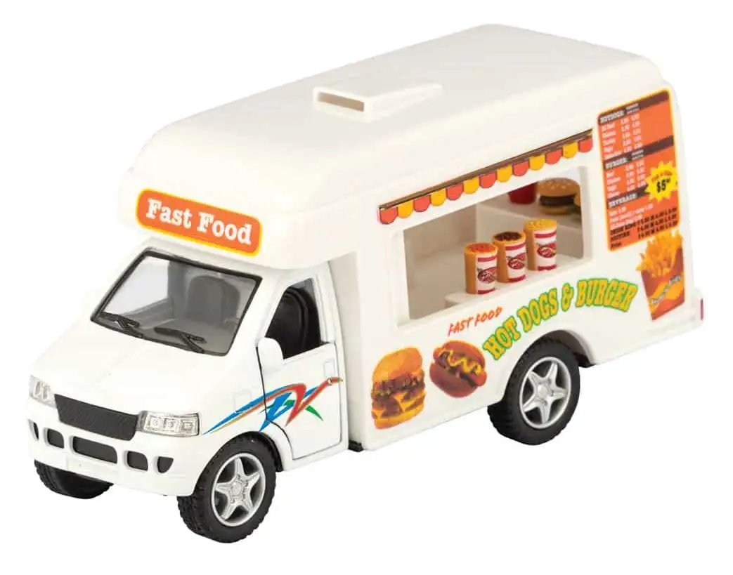 Schylling Food Truck Pull-Back Vehicle