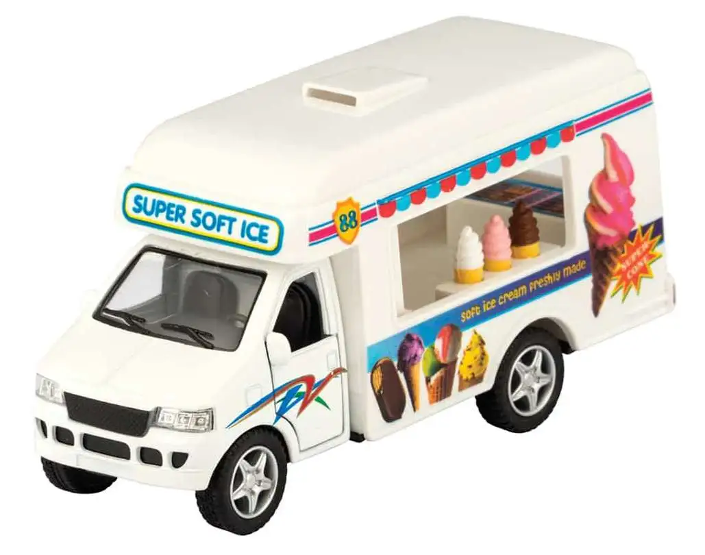 Schylling Ice Cream Truck Pull-Back Vehicle