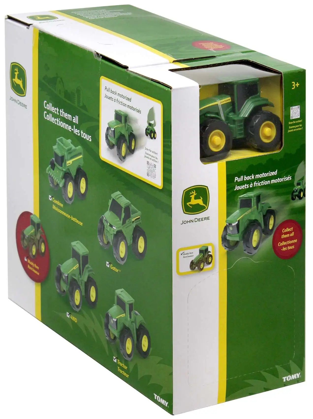 John Deere Pullback Tractor Mystery Box [9 Packs]