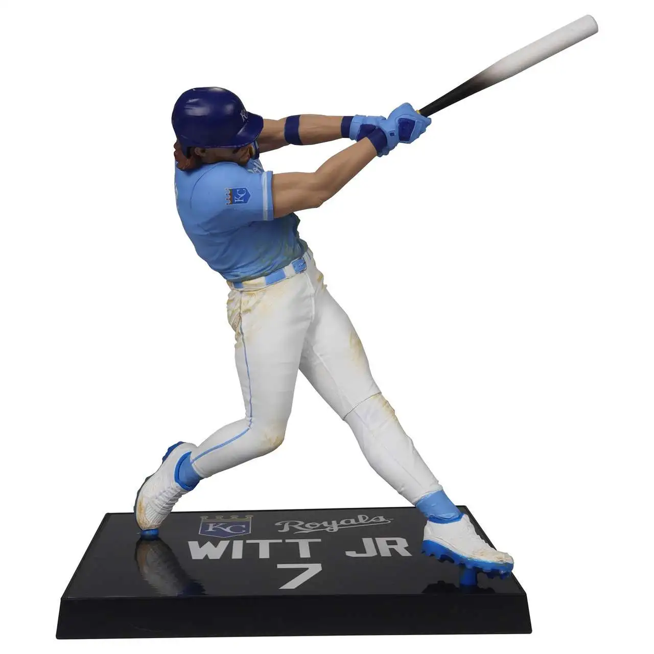 McFarlane Toys MLB Kansas City Royals Sports Baseball Bobby Witt Jr. 7-Inch Posed Figure [Light Blue Jersey, Regular Version]