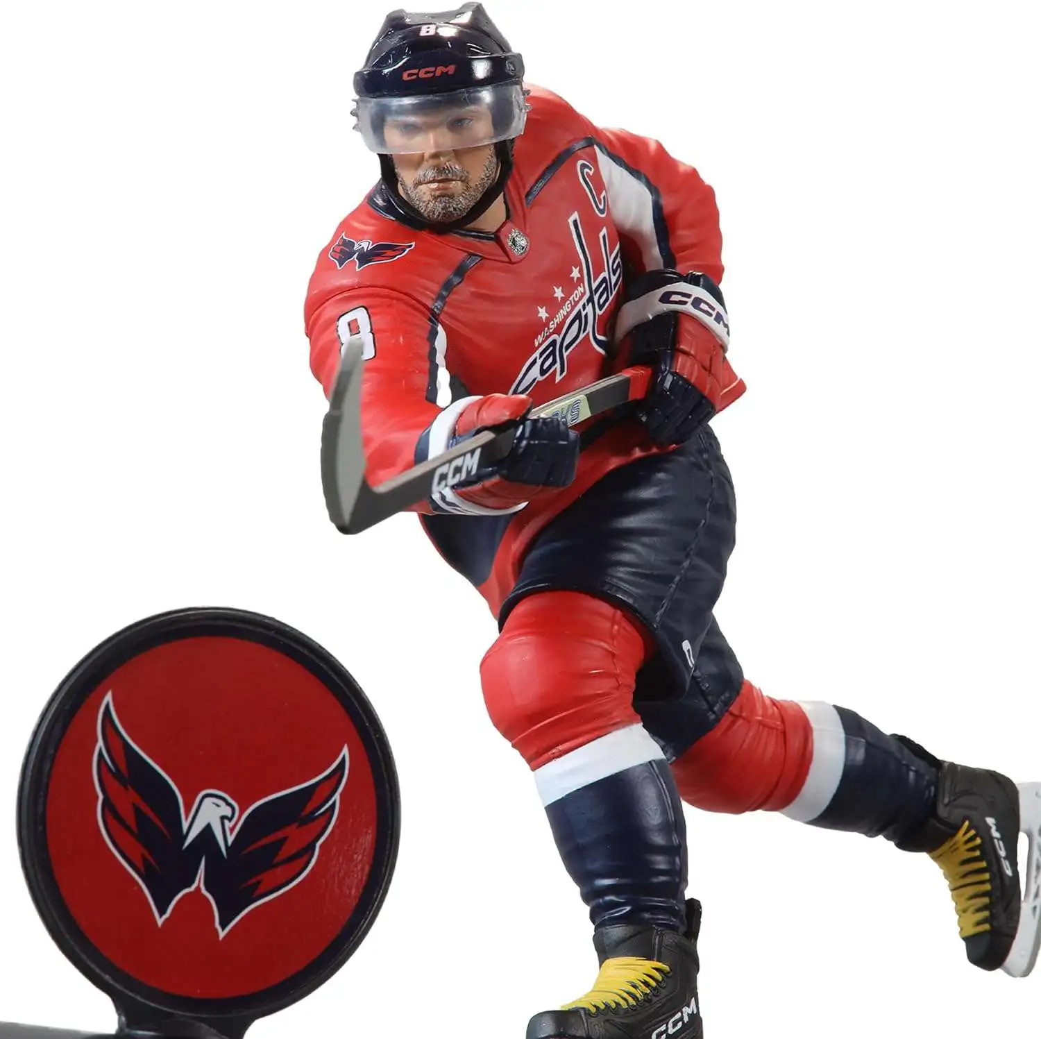 McFarlane Toys NHL Washington Capitals Sports Picks Hockey Alex Ovechkin Action Figure [Red Jersey, Regular Version]