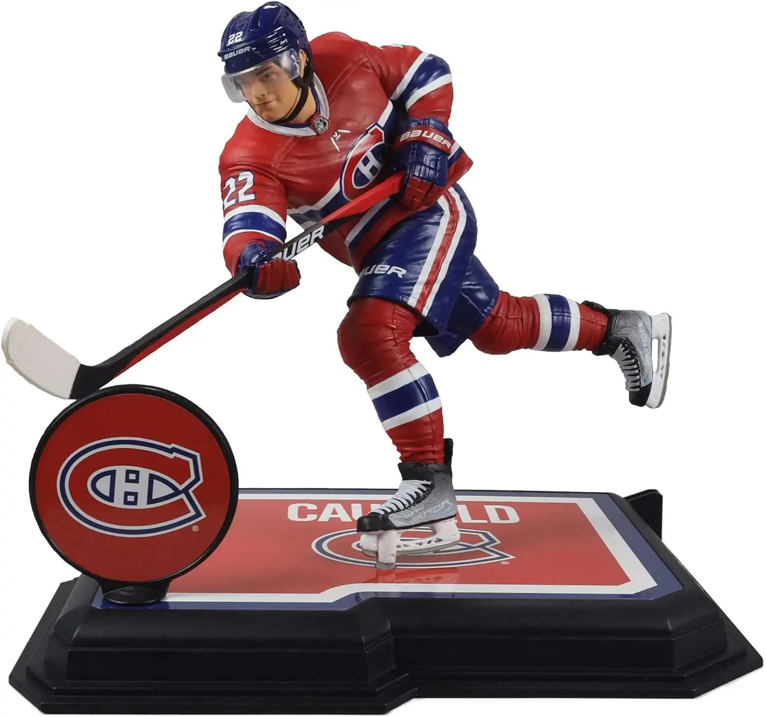 McFarlane Toys NHL Montreal Canadiens Sports Picks Hockey Cole Caufield Action Figure [Red Jersey, Regular Version]