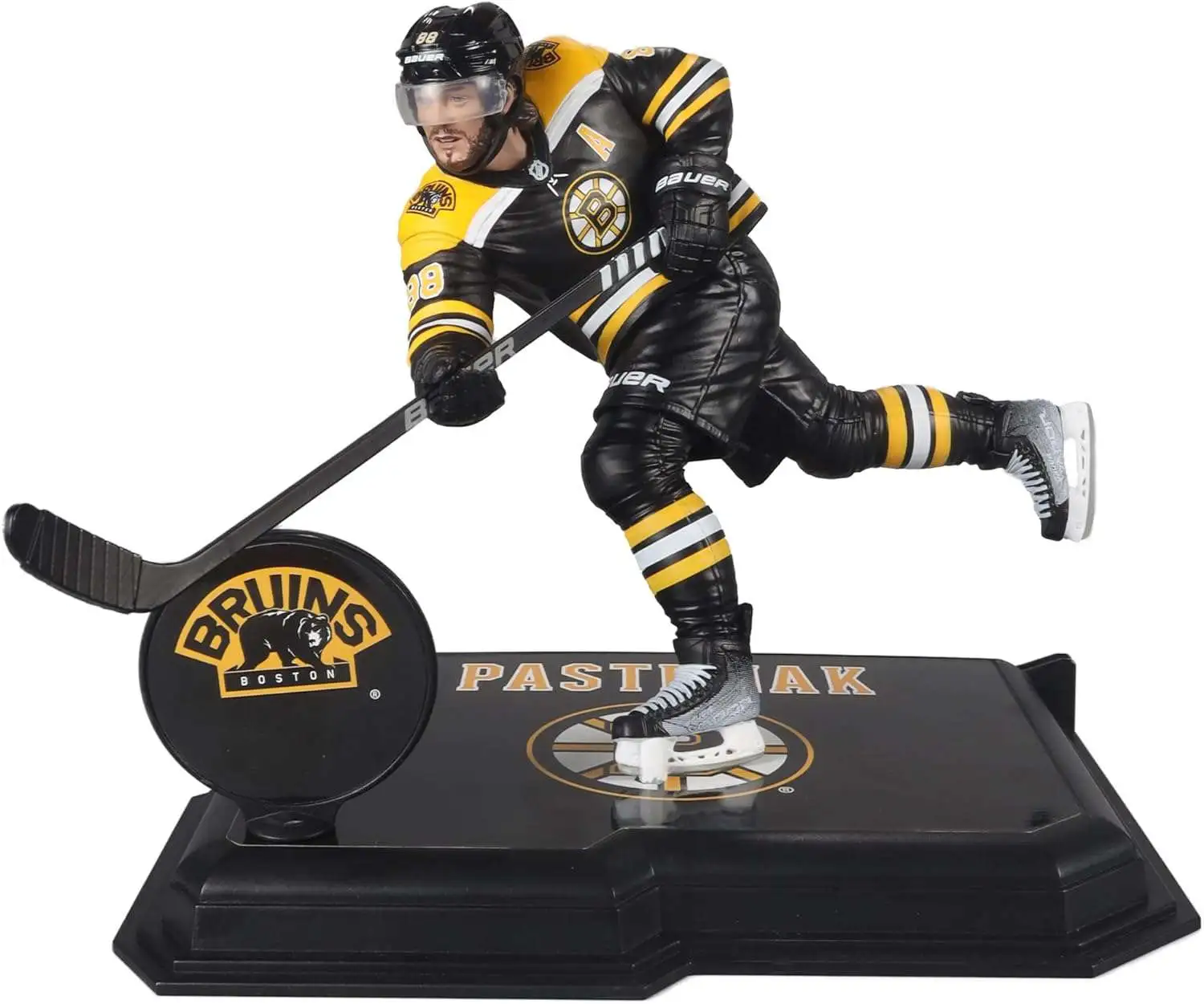 McFarlane Toys NHL Boston Bruins Sports Picks Hockey David Pastrnak Action Figure [Black Jersey, Regular Version]