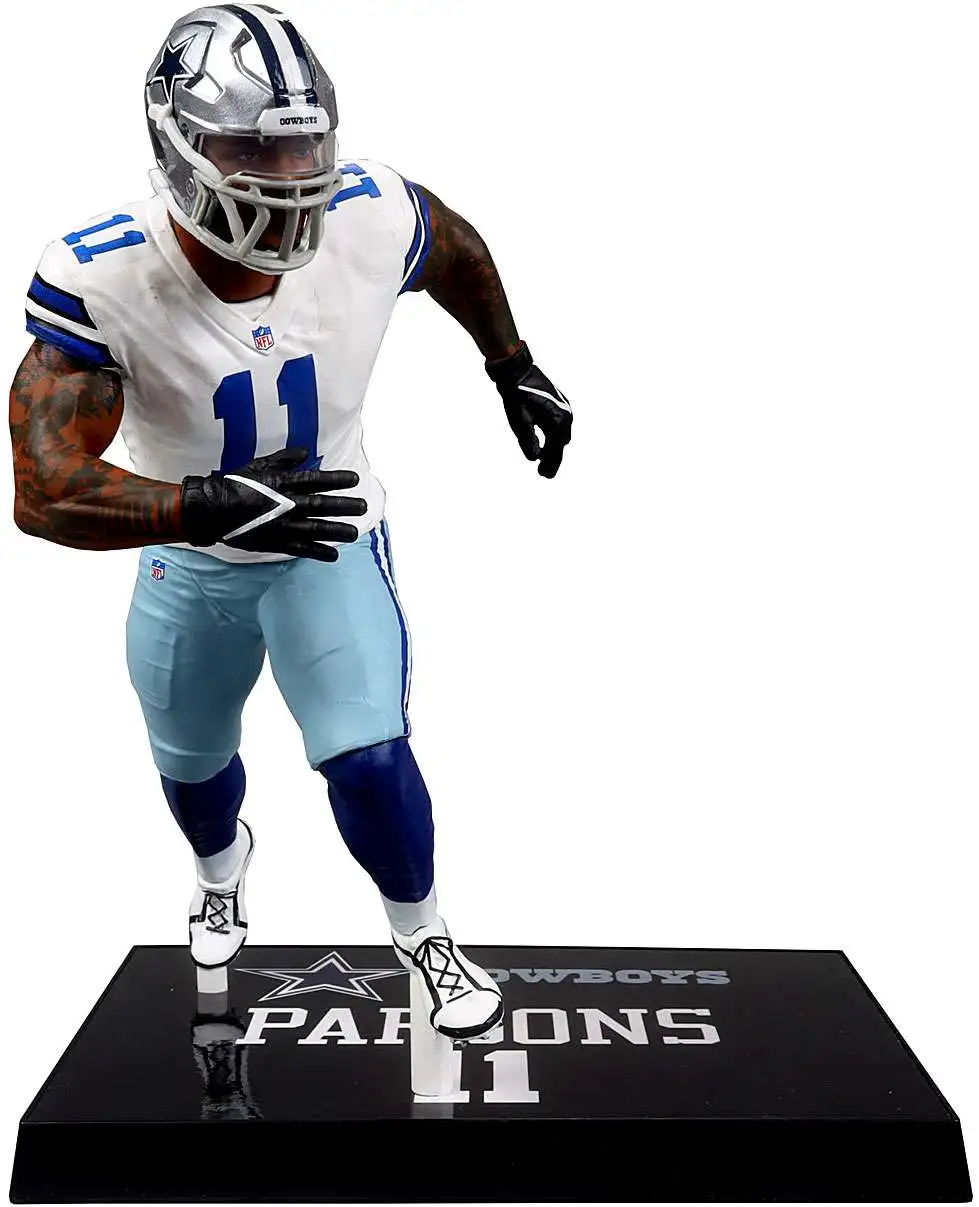 McFarlane Toys NFL Dallas Cowboys Sports Football Micah Parsons Action Figure [White Jersey, Regular Version]