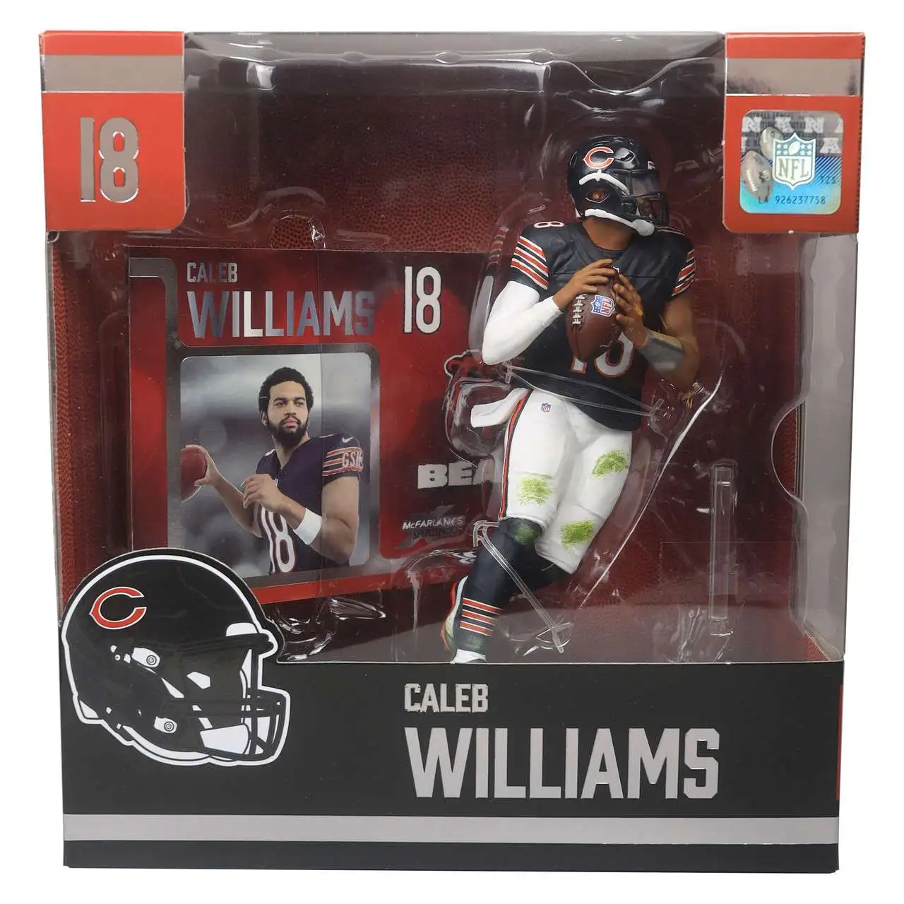 高質で安価 Bears Chicago NFL Toys McFarlane Sports Caleb Football Picks スポーツ