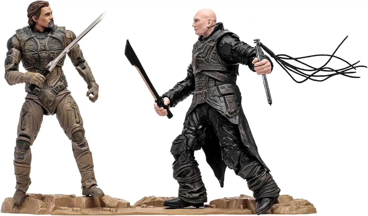 McFarlane Toys Dune: Part Two Gurney Halleck & Rabban Action Figure 2-Pack [Damaged Package]