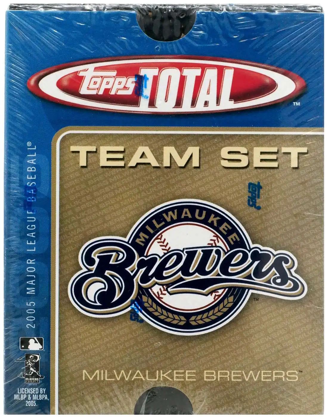 MLB Tampa Bay Rays 2005 Total Baseball Milwaukee Brewers Team Set