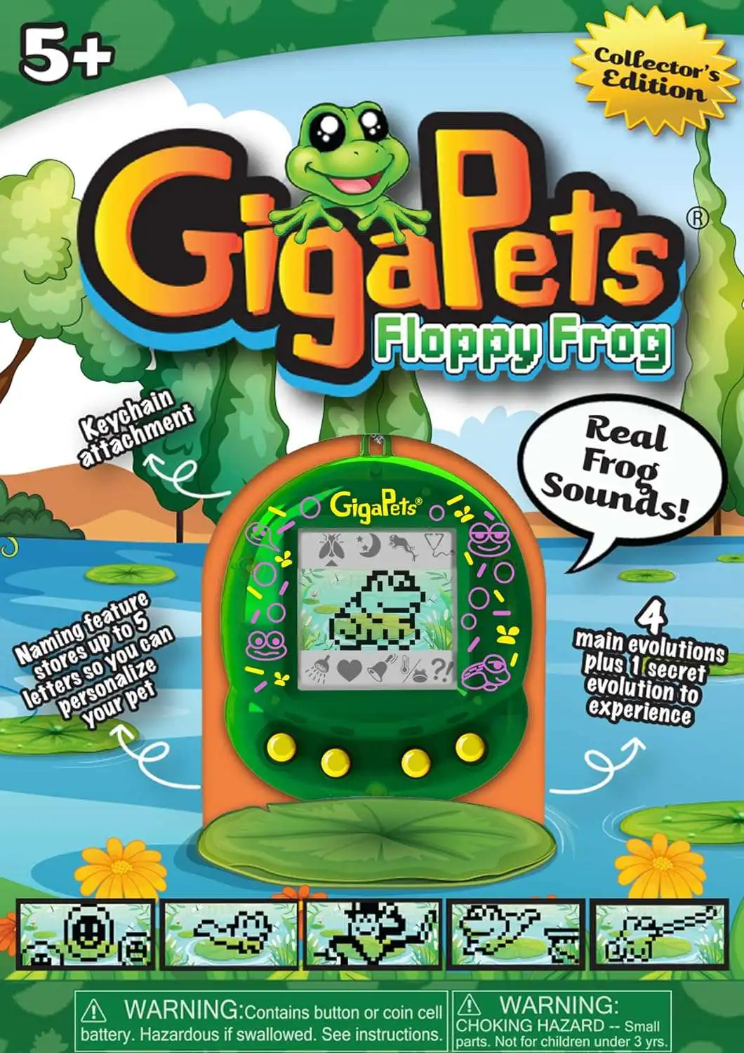 Giga Pets Floppy Frog Virtual Pet Toy