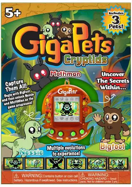 Giga Pets Cryptids Virtual Pet Toy
