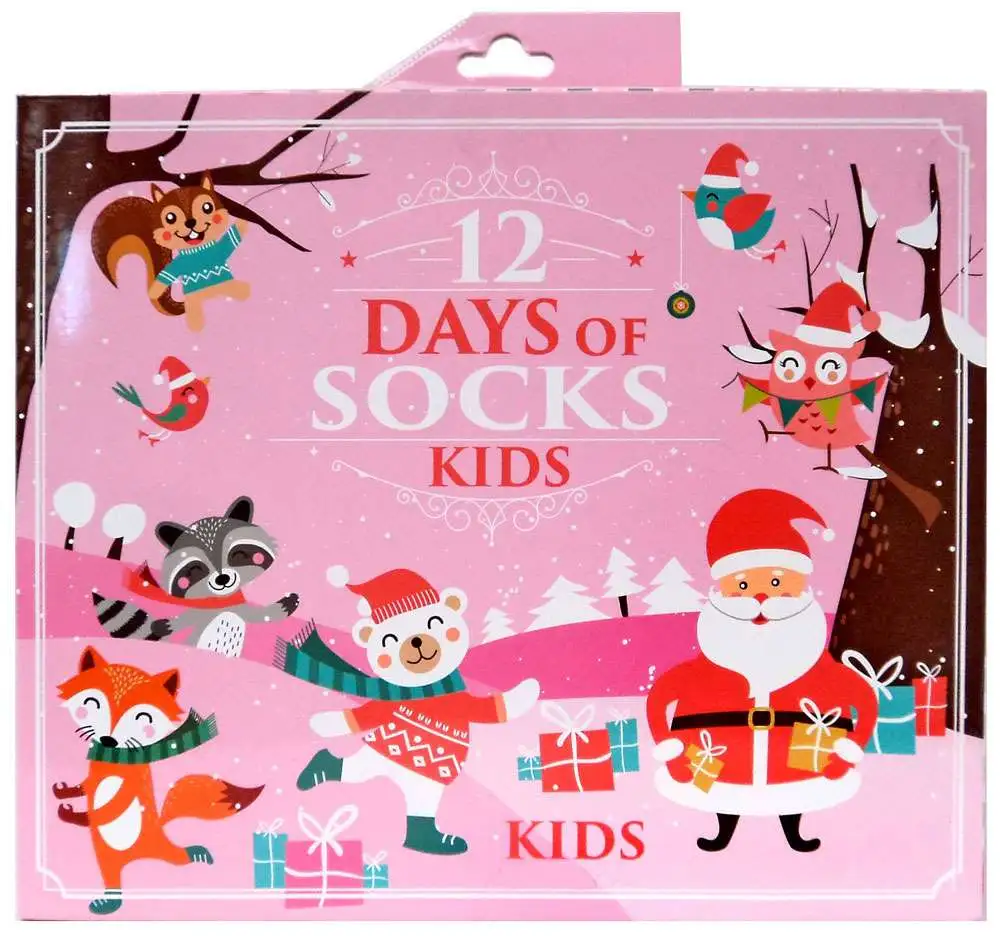 Girls 12 Days of Socks 12-Pack [Shoe Size 3-5T]