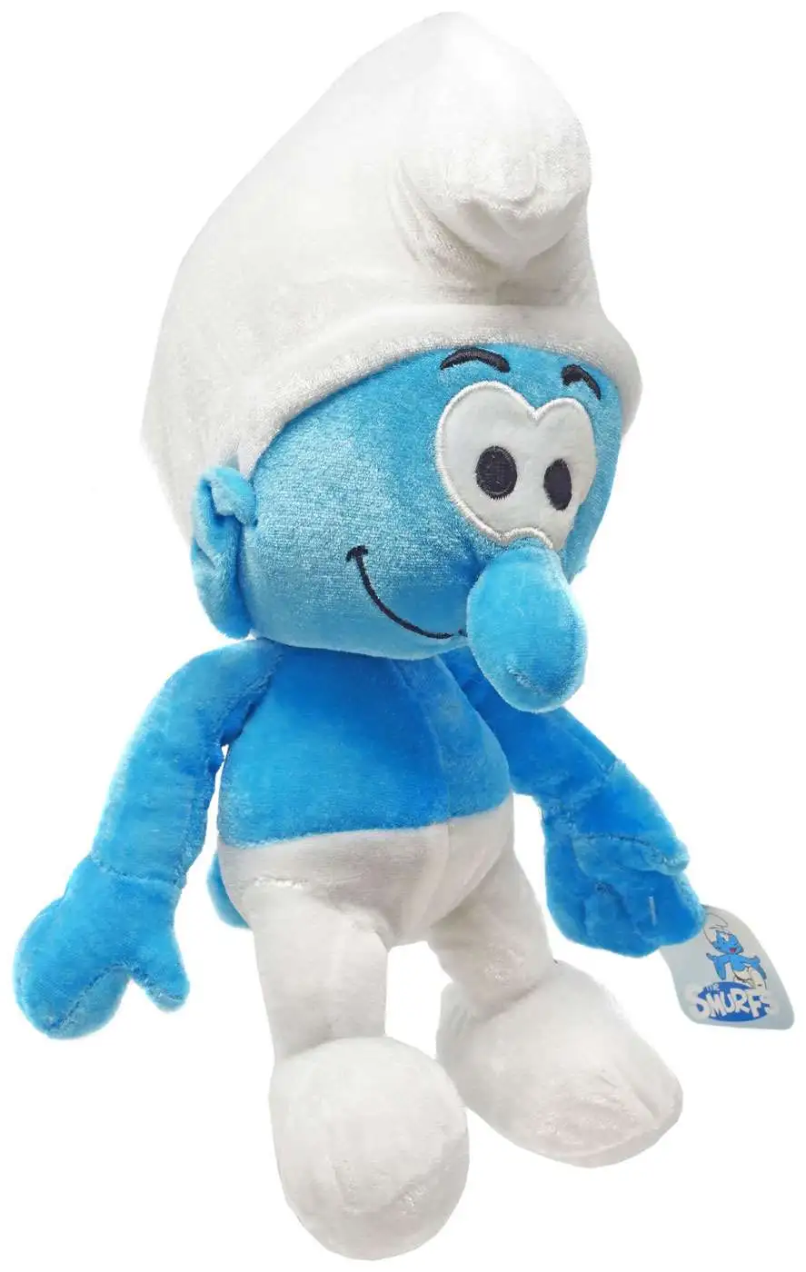 The Smurfs Movie Brainy 10 Plush Figure Jakks Pacific - ToyWiz