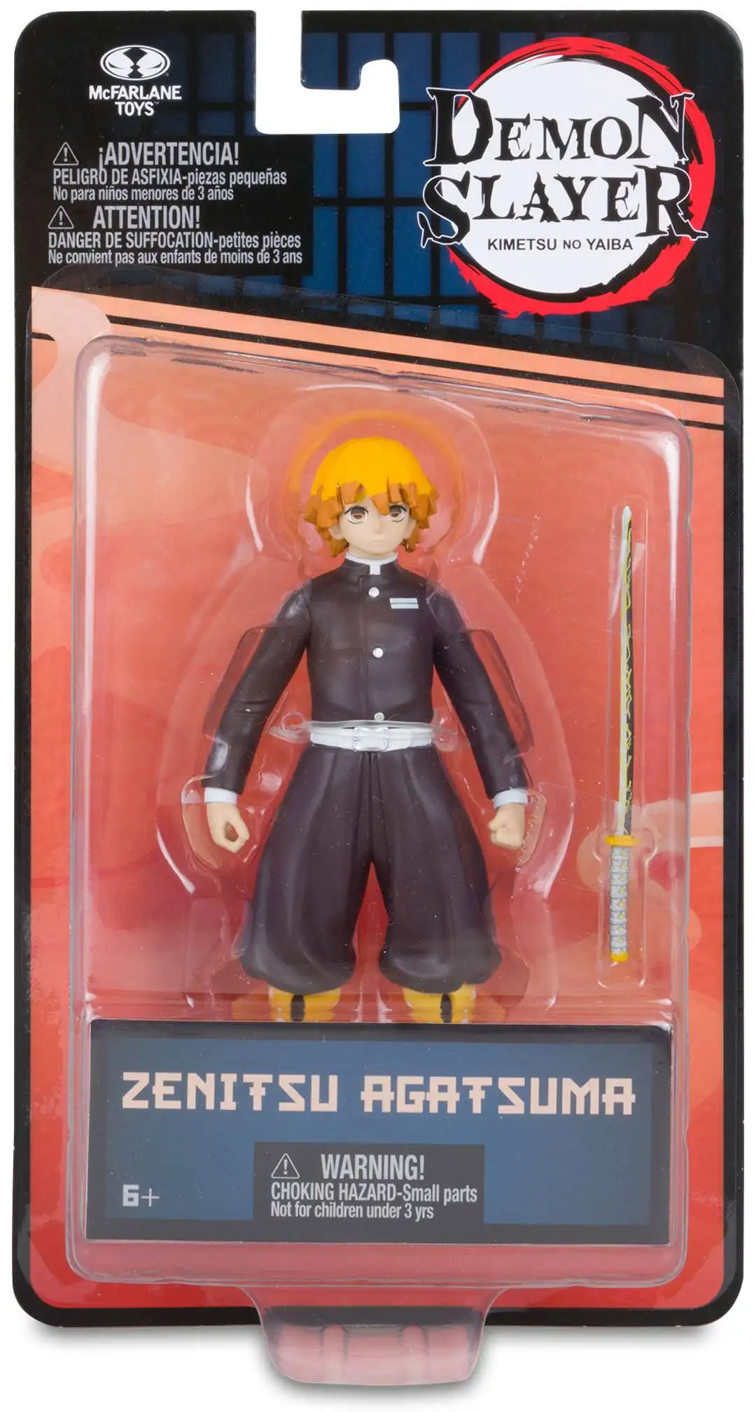 Banpresto - Demon Slayer Zenitsu Agatsuma Grandista Figure. multicolore