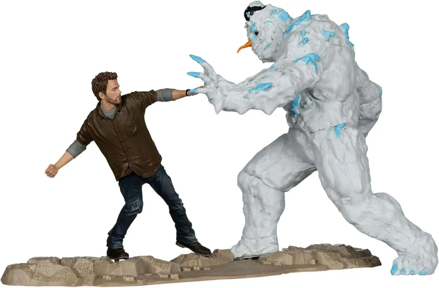 McFarlane Toys Red One Movie Maniacs Jack O'Malley vs Snowman 6-Inch Posed Figure 2-Pack