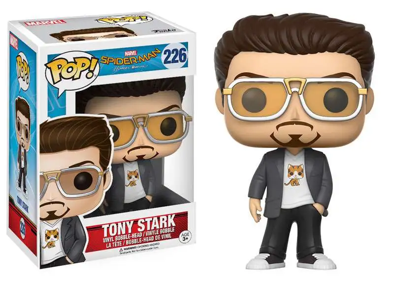 Funko Spider-Man: Homecoming POP! Marvel Tony Stark Vinyl Bobble Head #226 [Homecoming]