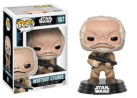 Funko Rogue One POP! Star Wars Weeteef Cyubee Vinyl Bobble Head #187 [Damaged Package]