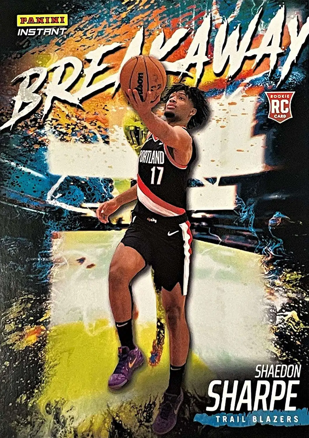 NBA 2022-23 Instant Breakaway Basketball Shaedon Sharpe Trading