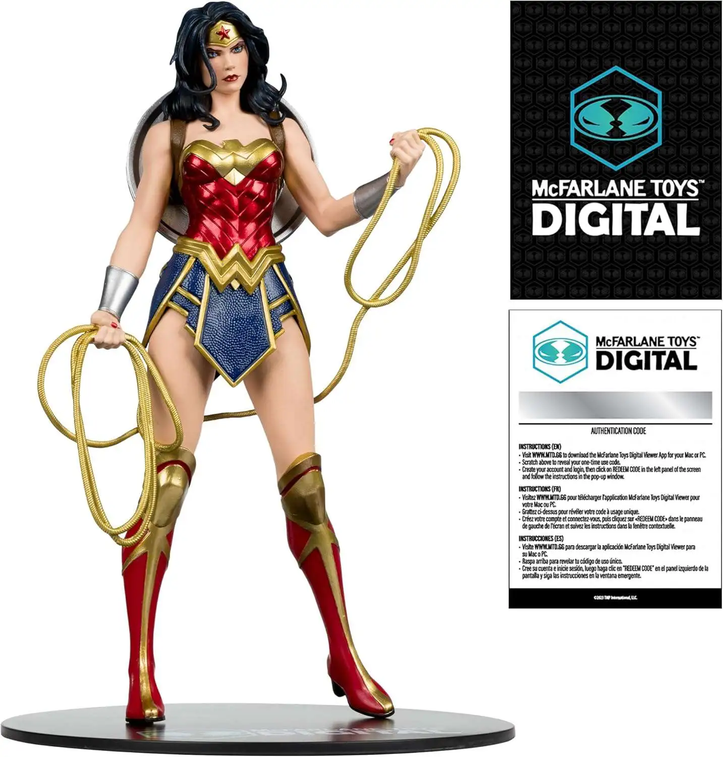 McFarlane Toys DC Direct Wonder Woman Action Figure [Jim Lee, Digital Collectible]