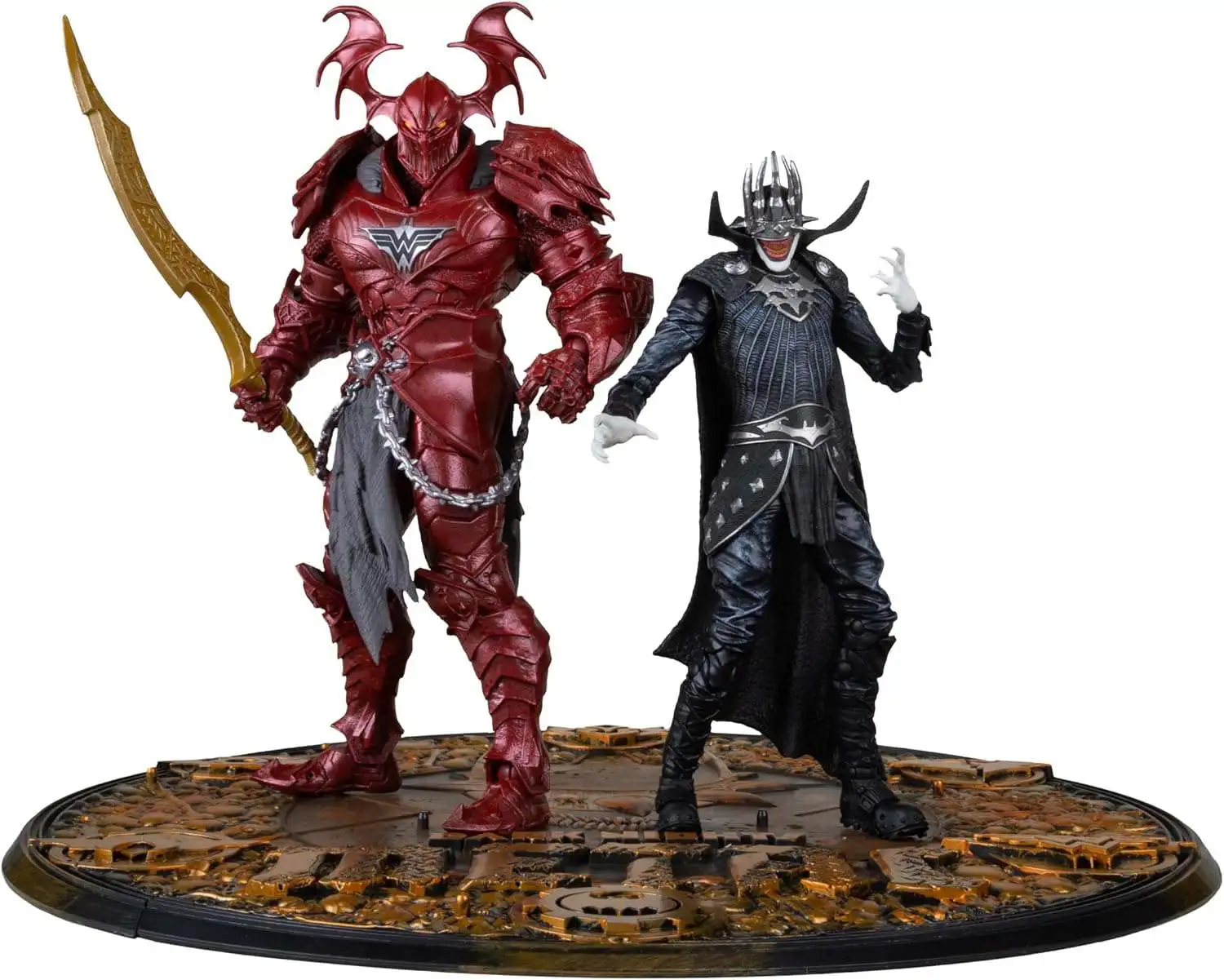 McFarlane Toys DC Multiverse Collector Edition The Merciless & Batman Who Laughs Action Figure 2-Pack [Knight Armor]