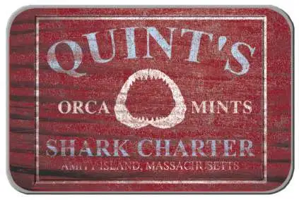 Jaws Quint's Mints Candy Tin
