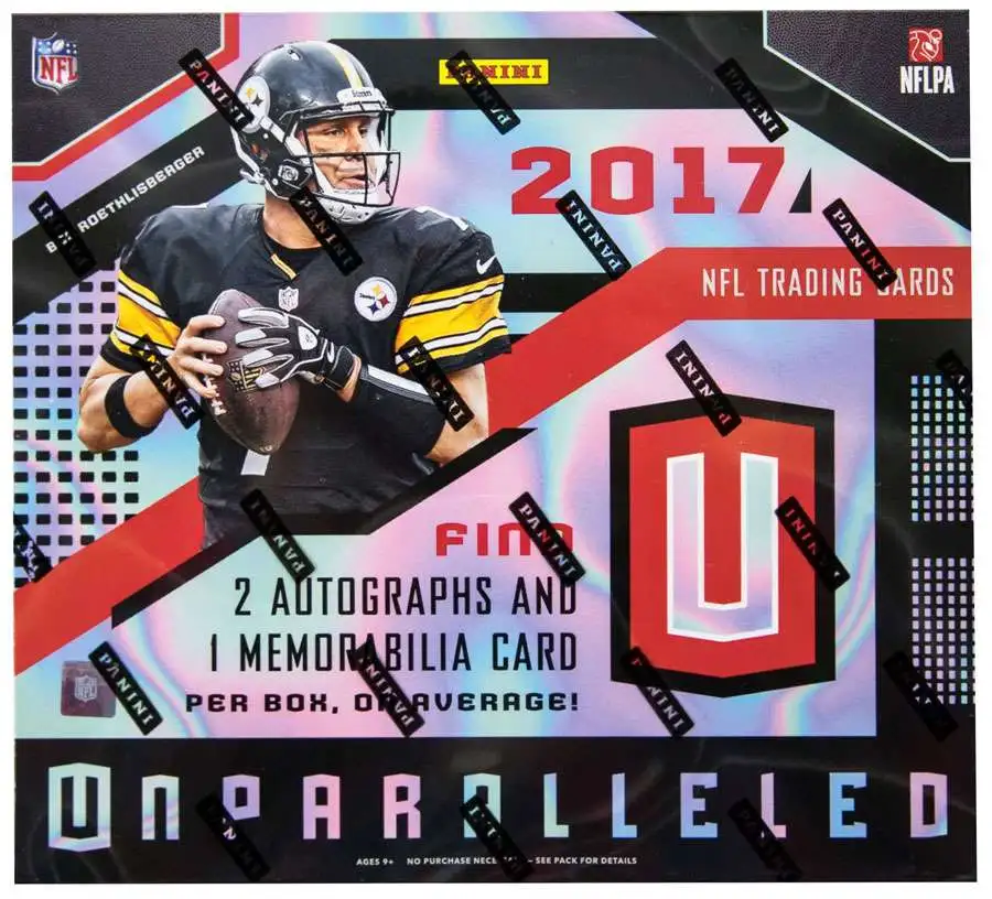 NFL Panini 2017 Unparalleled Football Trading Card HOBBY Box [8 Packs]