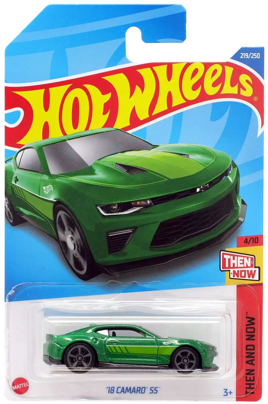 Hot Wheels Then and Now '18 Camaro SS Diecast Car #4/10