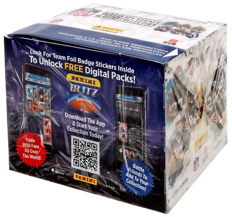 NFL Panini 2018 Football Sticker Collection Box [50 Packs]