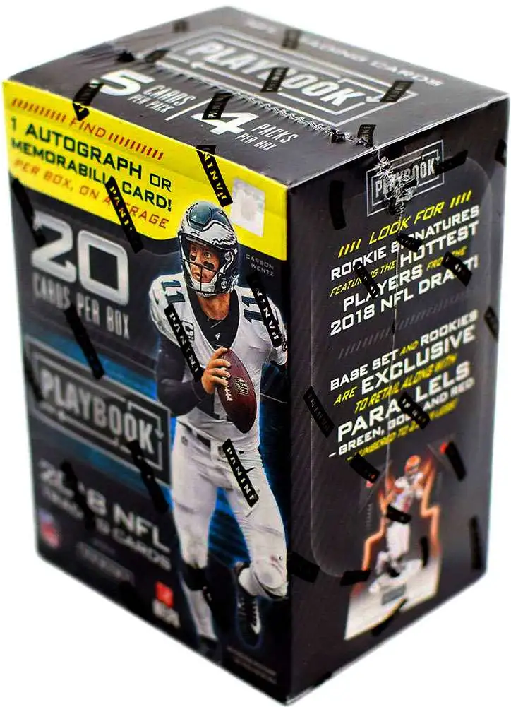 2018 Panini Playbook Football 4-Pack Blaster Box