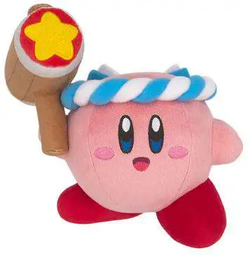 Kirby's Adventure Kirby 6-Inch Plush [Hammer] (Pre-Order ships February)