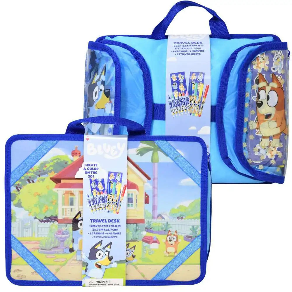 Bluey Travel Desk [Create & Color On the Go!]