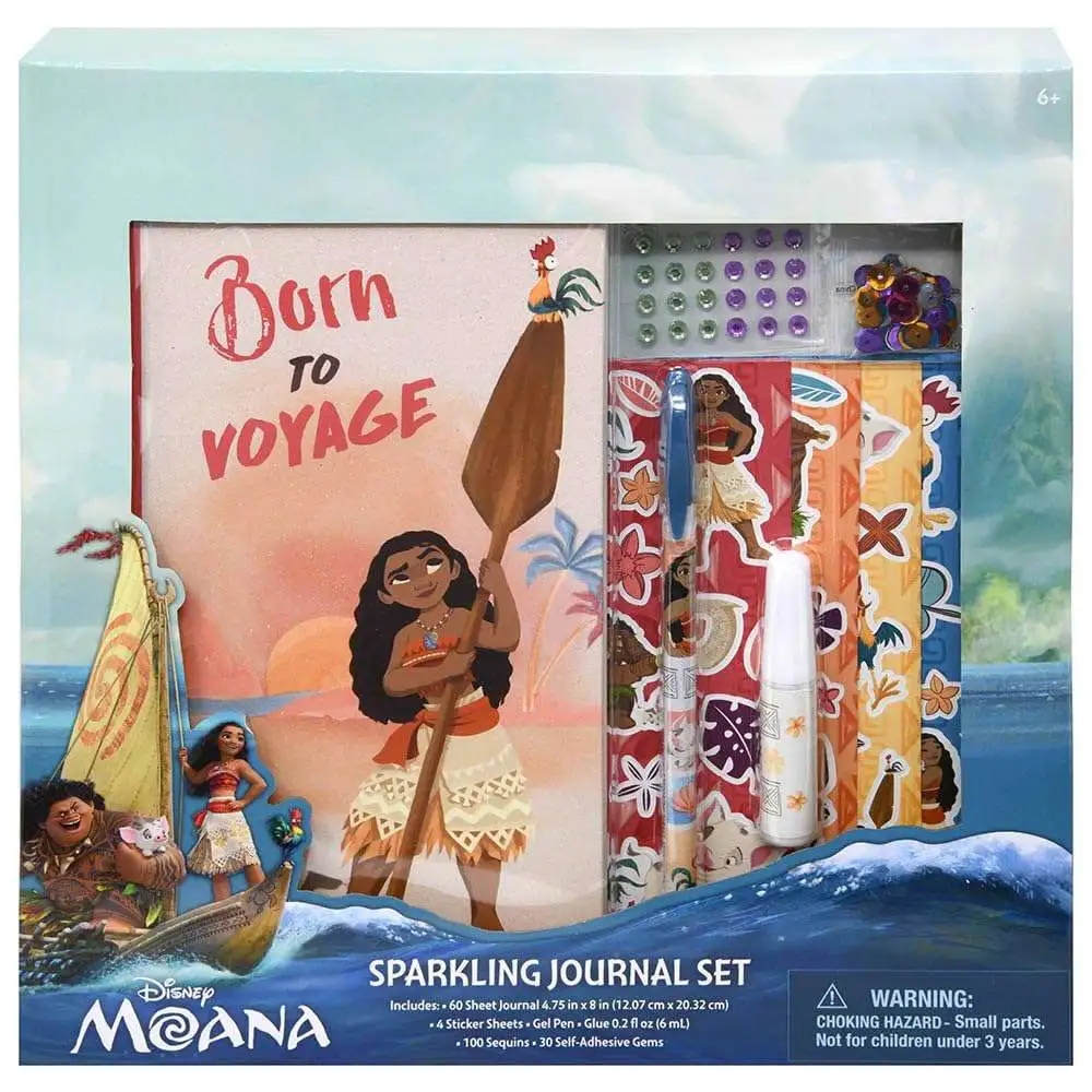 Disney Moana Sparkling Journal Set