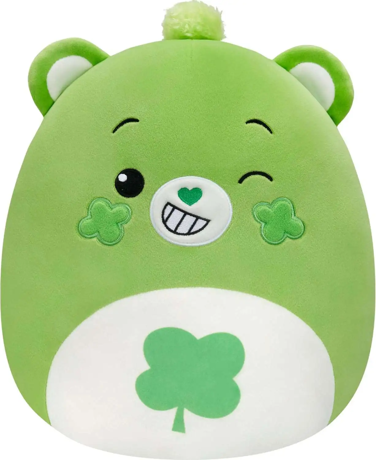Squishmallows Care Bears Good Luck Bear 12-Inch Plush