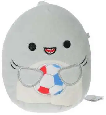 Squishmallows Gordon the Shark 5-Inch Plush [with Soccer Ball]