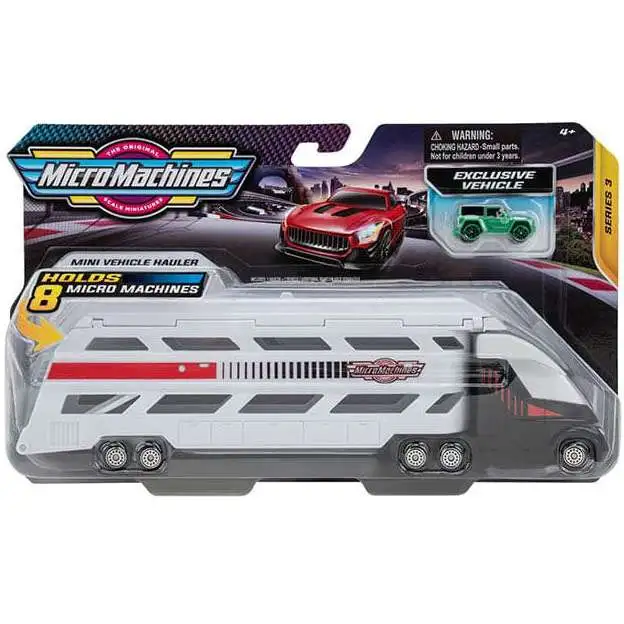 Micro Machines Series 3 Mini Vehicle Hauler Vehicle 2-Pack [White]