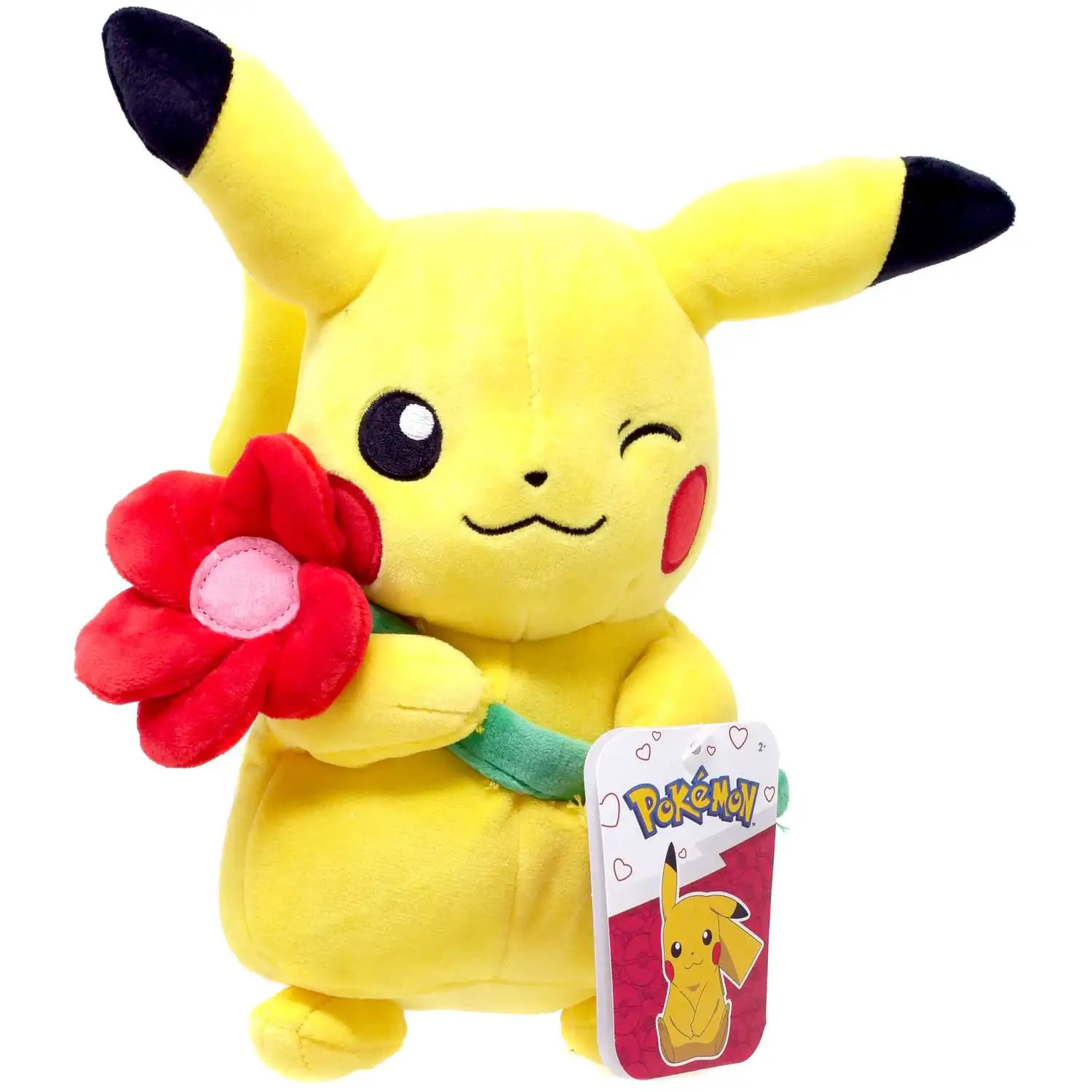 Pokemon Valentines Pikachu Exclusive 8-Inch Plush [Red Flower]