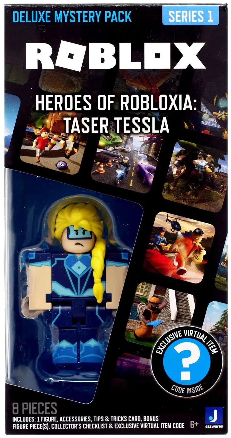 ROBLOX Deluxe Mystery Pack Heroes of Robloxia Taser TESSLA for sale online