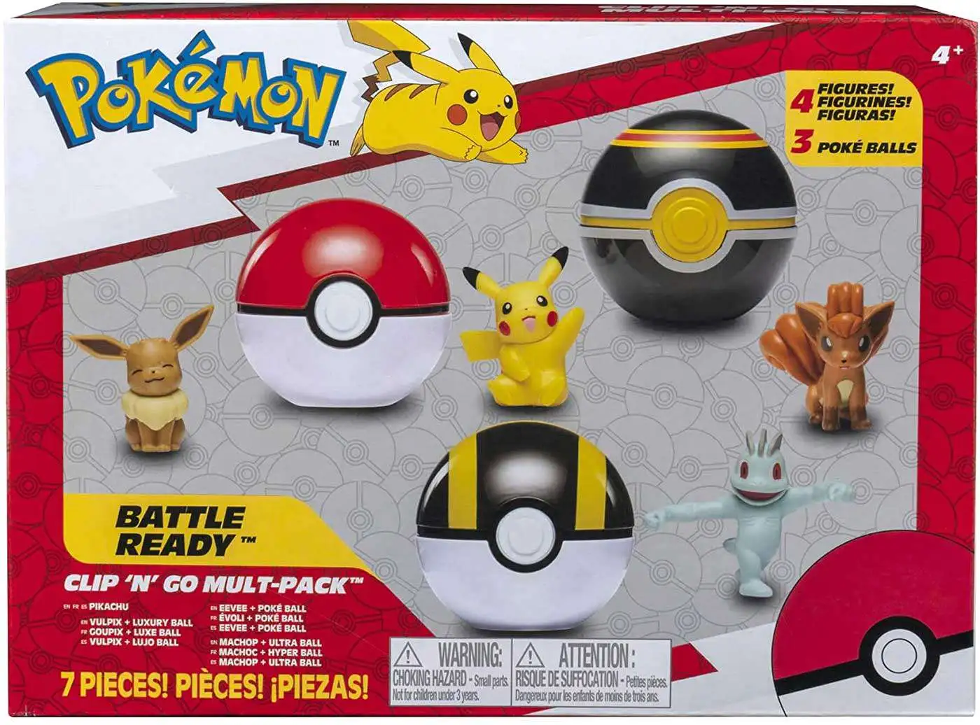 Pokemon Pikachu, Vulpix Luxury Ball, Eevee Poke Ball Machop Ultra Ball ...