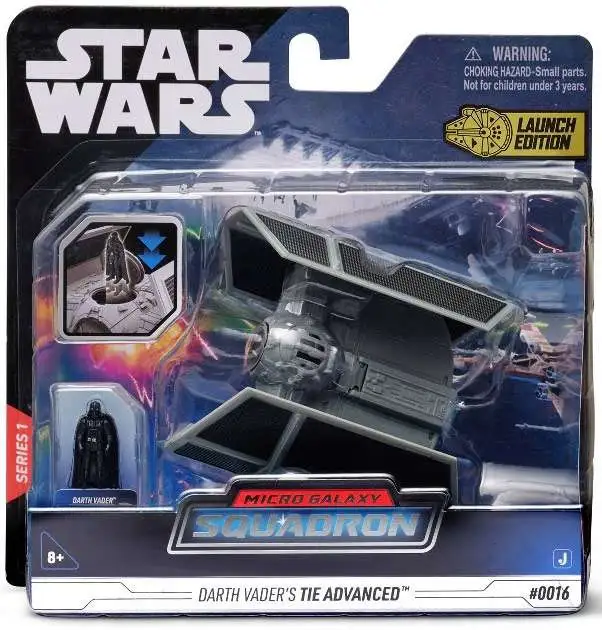 Star Wars Micro Galaxy Squadron Darth Vaders TIE Advanced Vehicle