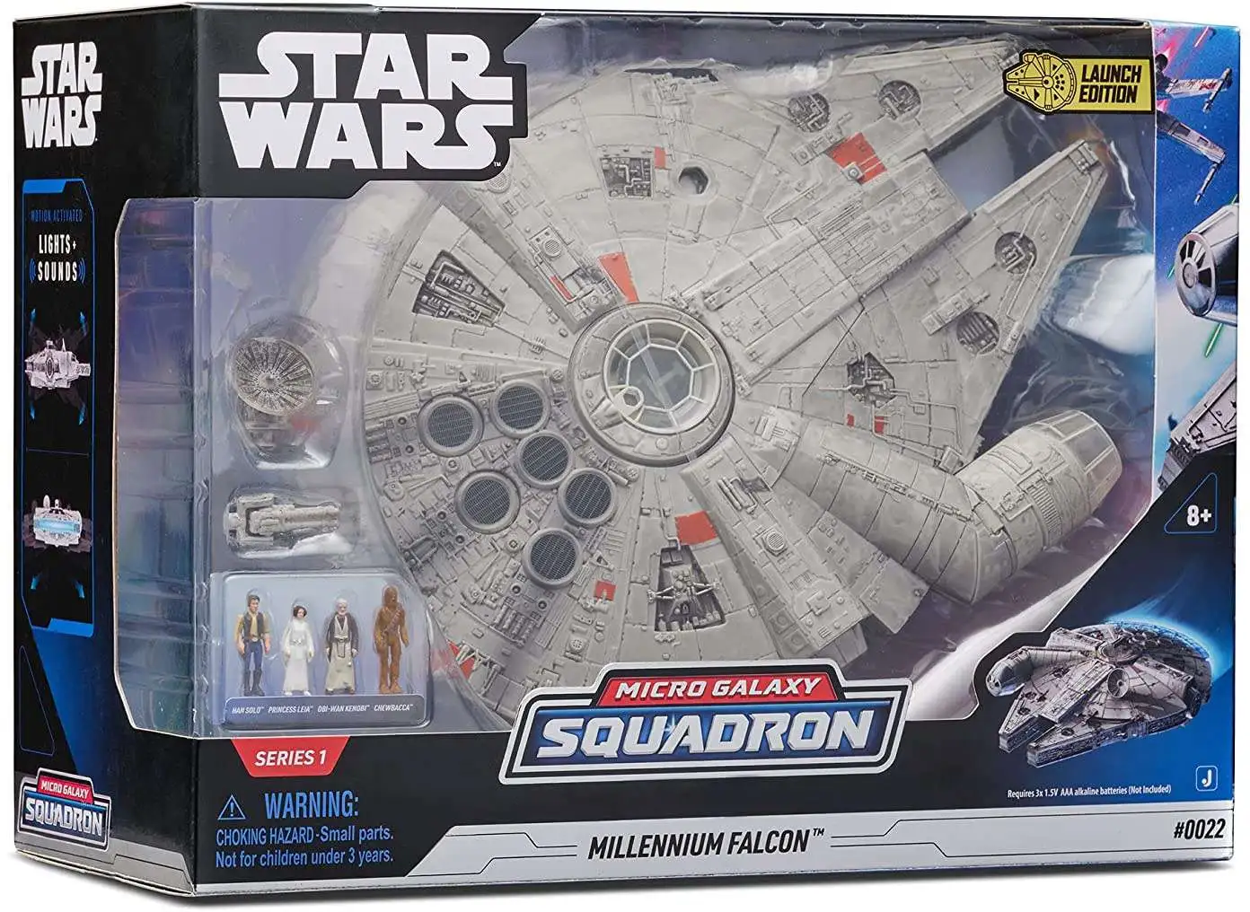 Star Wars Micro Galaxy Squadron Millennium Falcon Vehicle [Damaged Package]