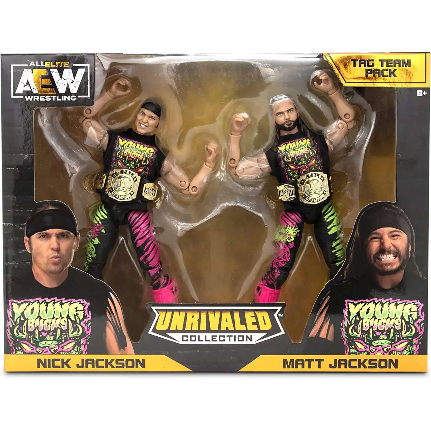 AEW All Elite Wrestling Unrivaled Collection Nick Jackson Matt