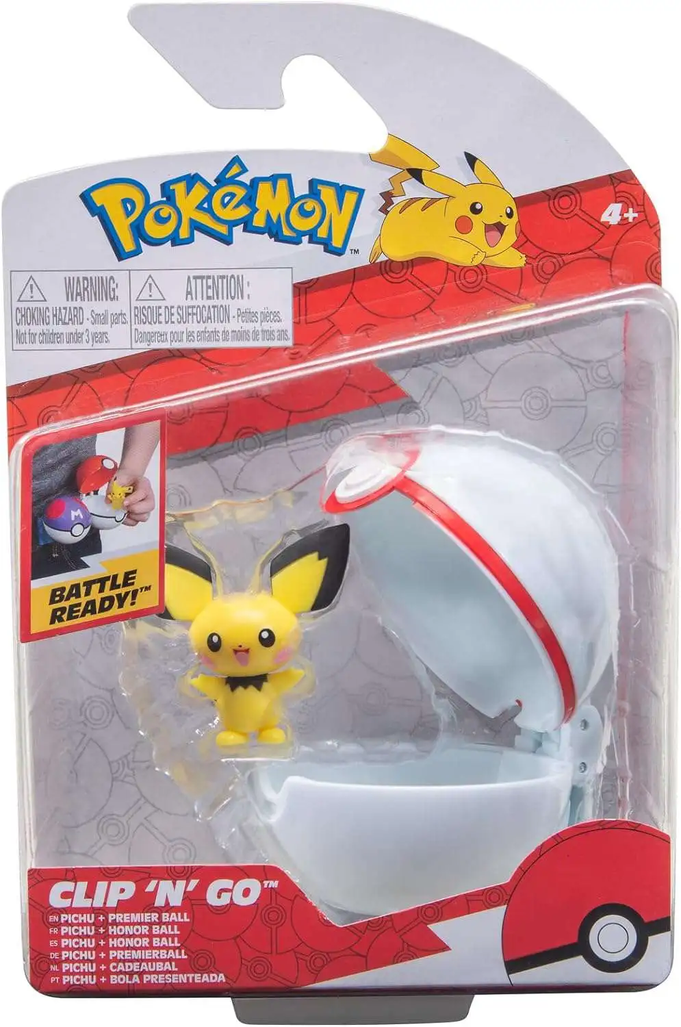 2014-15パニーニHoops　ユスフヌルキッチパラレル Pokemon Clip N Go Pichu Premier Ball Figure Set Jazwares