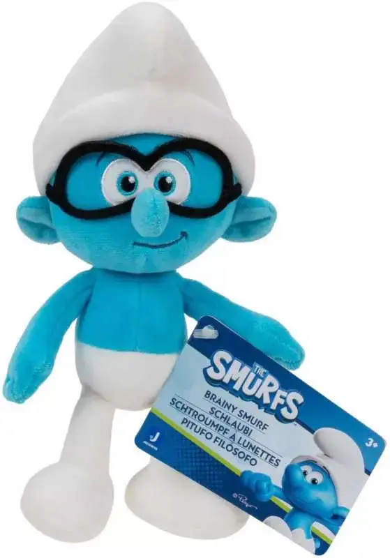 The Smurfs A New Touch of Blue Brainy Smurf 7-Inch Plush