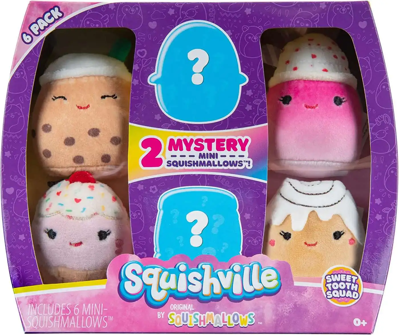 Squishville by Squishmallows Vacation Squad 2 inch Plush Toy - 10 Pack