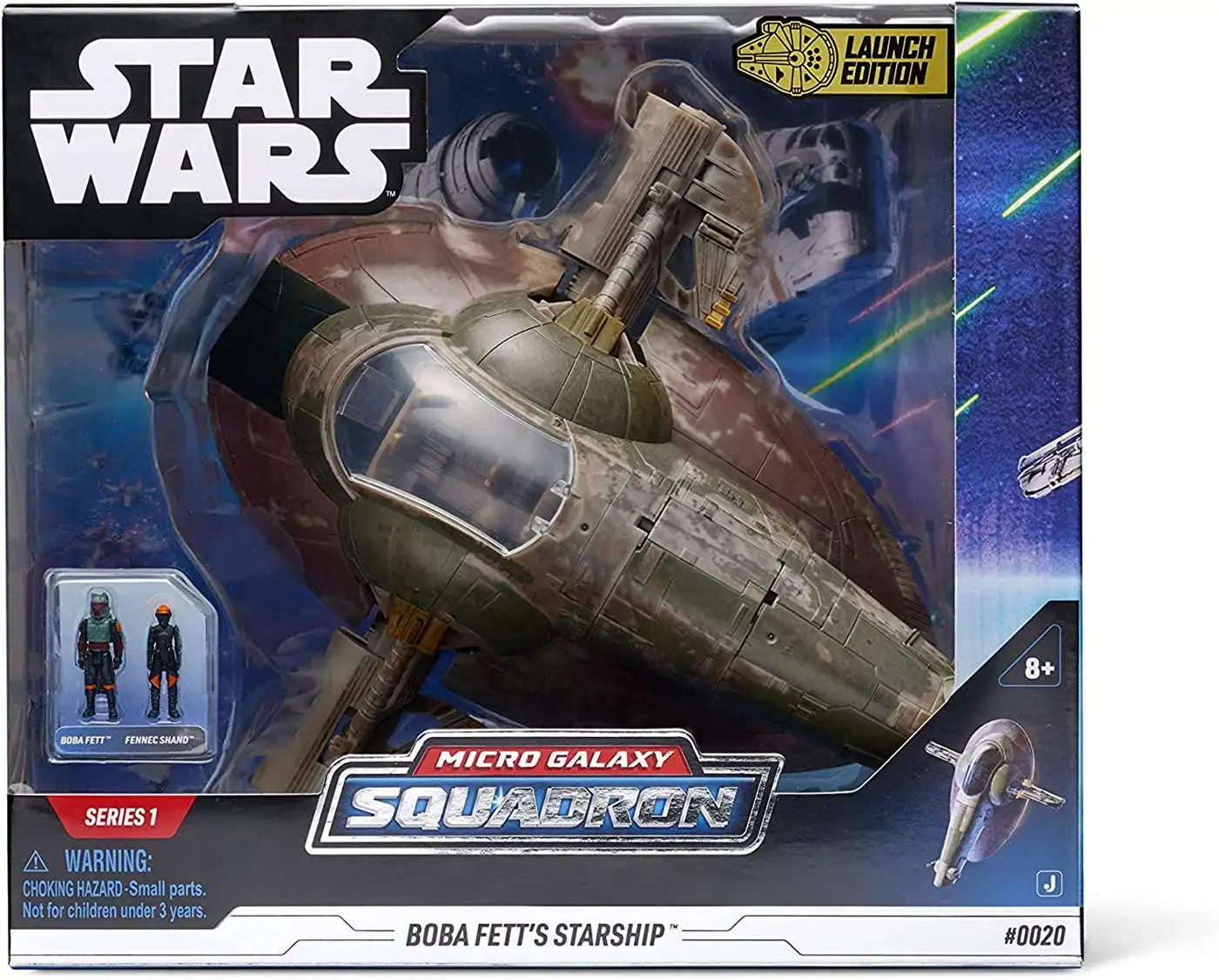 Star Wars Micro Galaxy Squadron Boba Fett's Starship Vehicle [Launch  Edition]