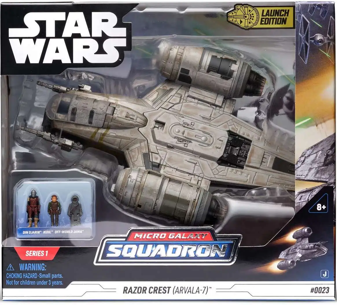Star Wars Micro Galaxy Squadron Razor Crest (Arvala-7) Vehicle