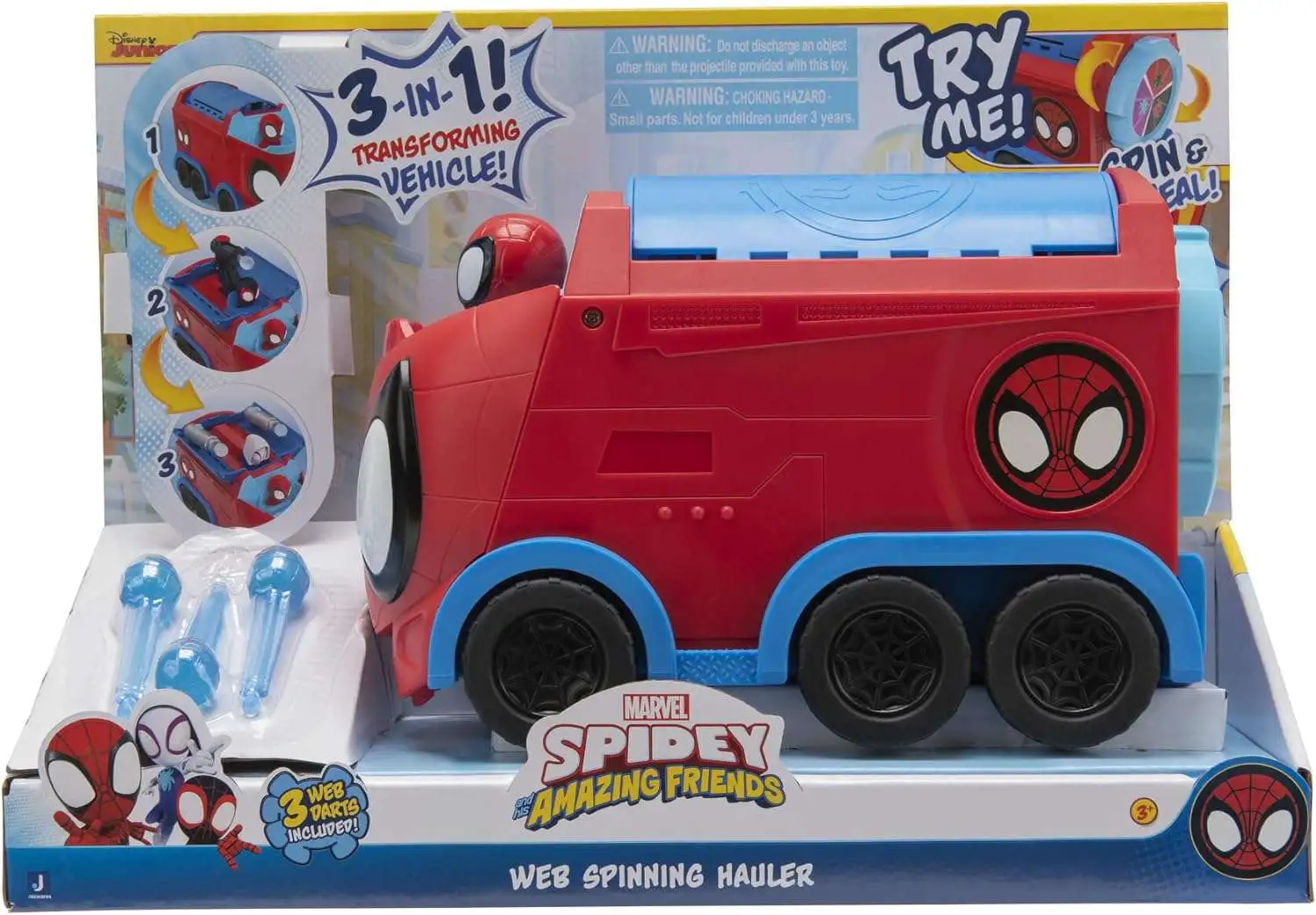 Marvel Spidey & His Amazing Friends Web Spinning Hauler 4-Inch Vehicle [Loose]
