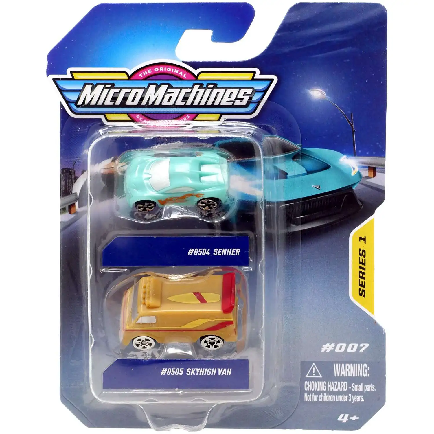 Micro Machines Senner & Skyhigh Van Vehicle 2-Pack #007