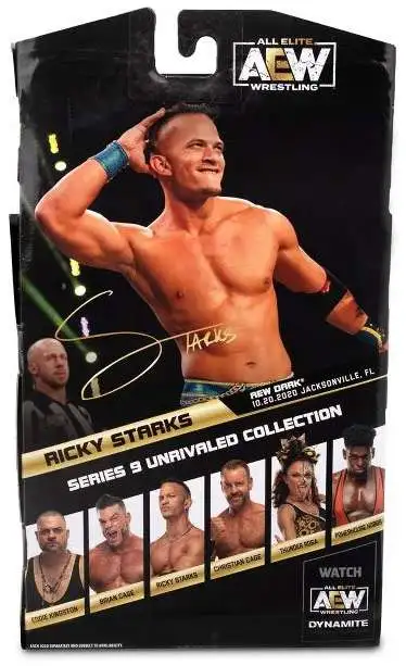 AEW All Elite Wrestling Unrivaled Collection Series 9 Ricky Starks