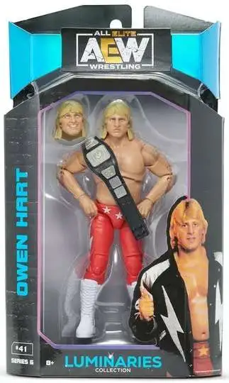 AEW All Elite Wrestling Luminaries Collection Series 6 Owen Hart Action Figure