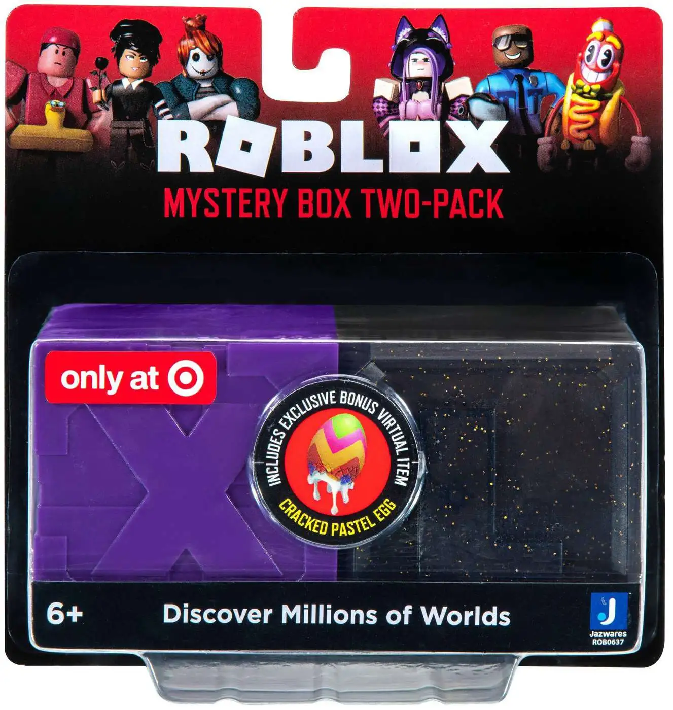 ROBLOX MYSTERY BOX 2 PACK TARGET EXCLUSIVE ORNATE EGGCELLENT CROWN EASTER BASKET 