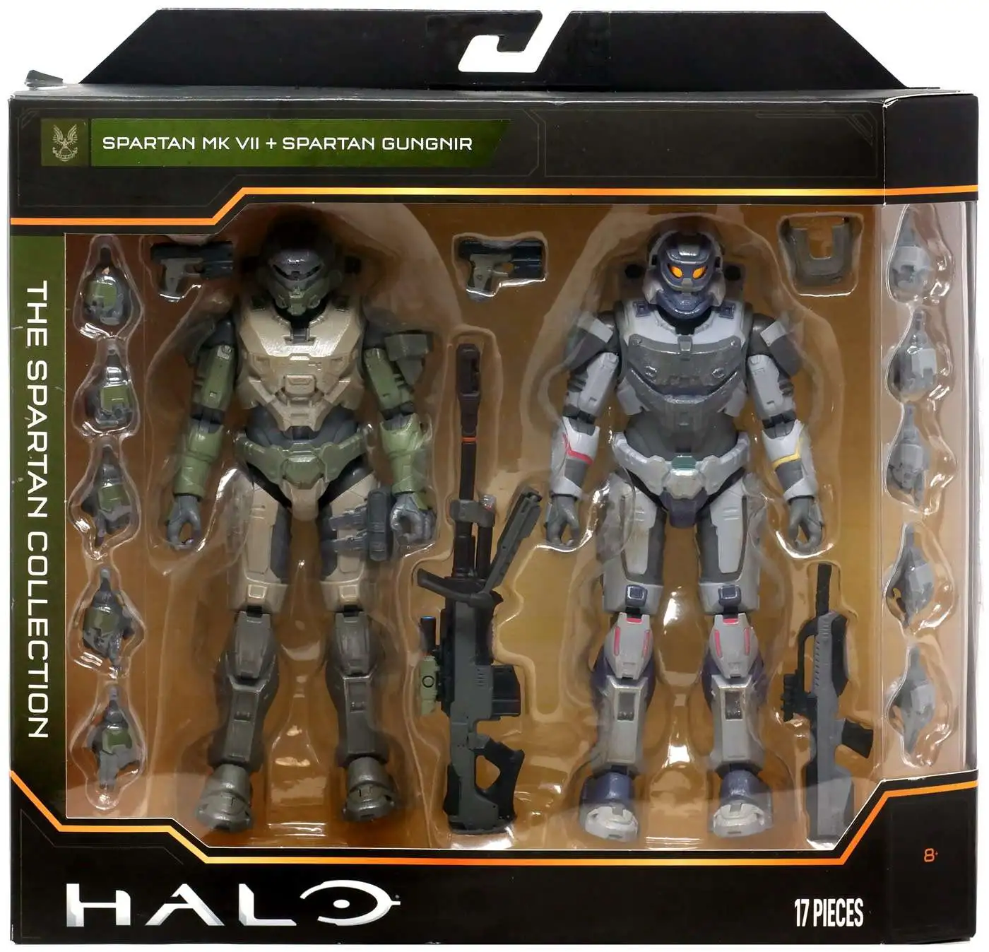 Halo The Spartan Collection MK VII & Gungnir Action Figure 2-Pack